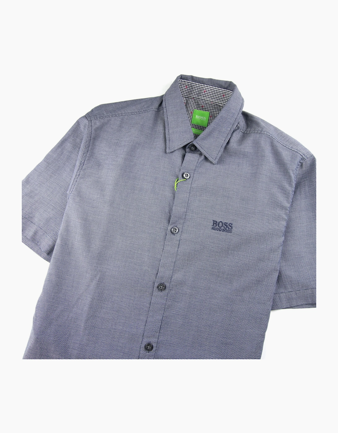 Hugo Boss C-Busterino Short Sleeve Shirt Dark Grey