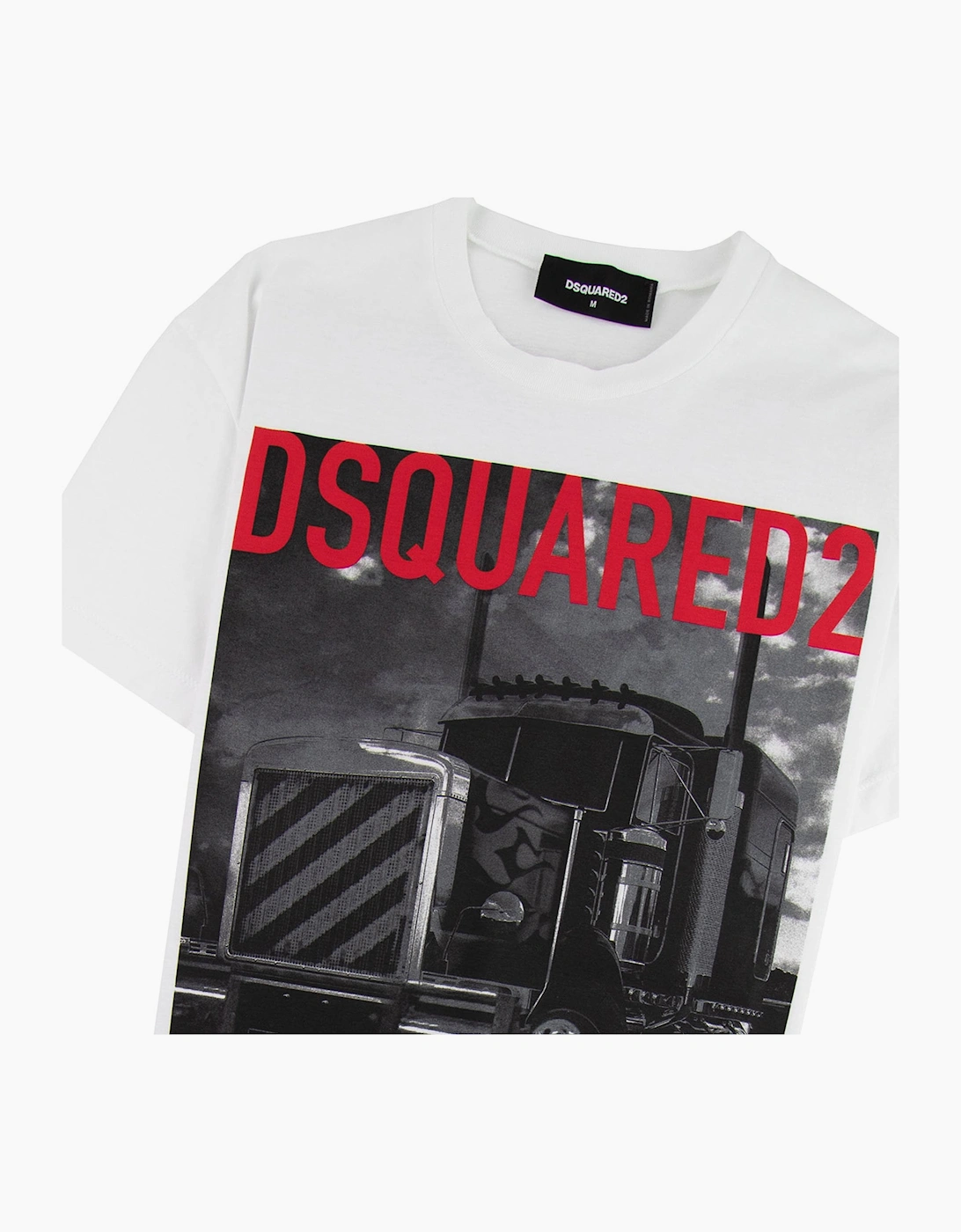 Dsquared2 Truck Convoy T-shirt White 100