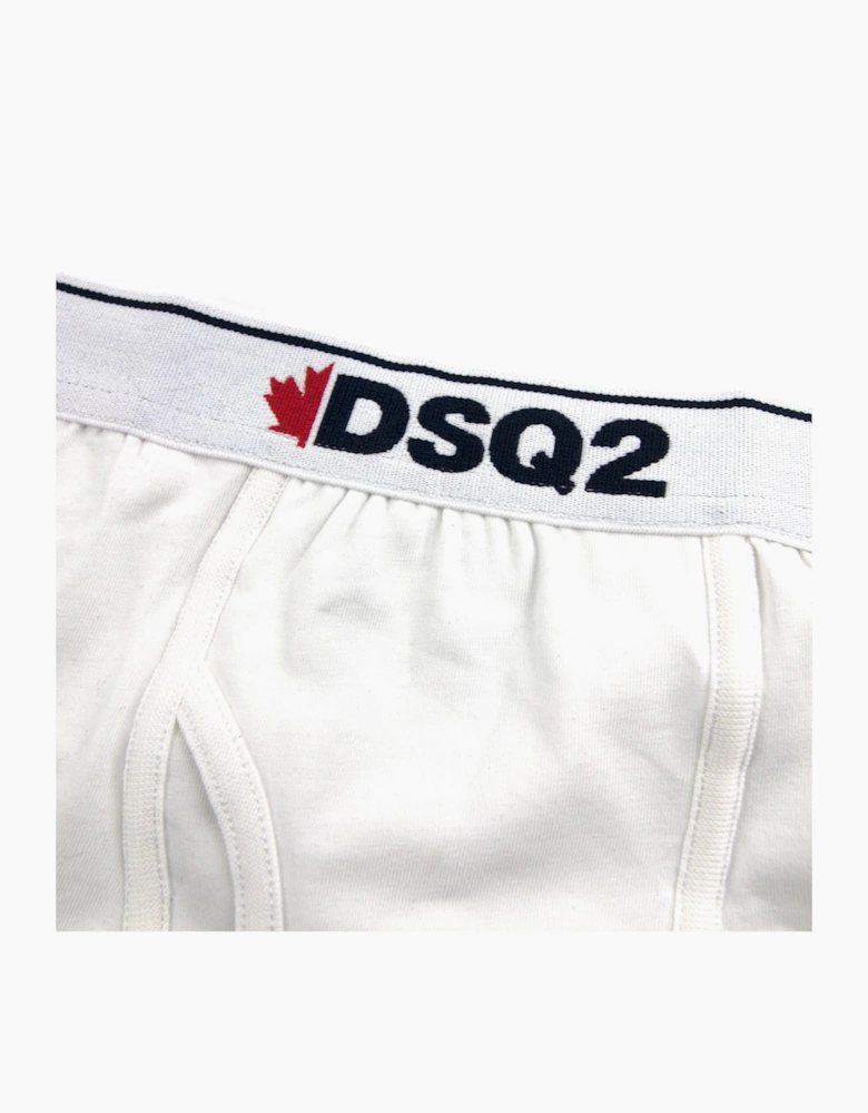 Dsquared2 DSQ2 Boxer Trunk White