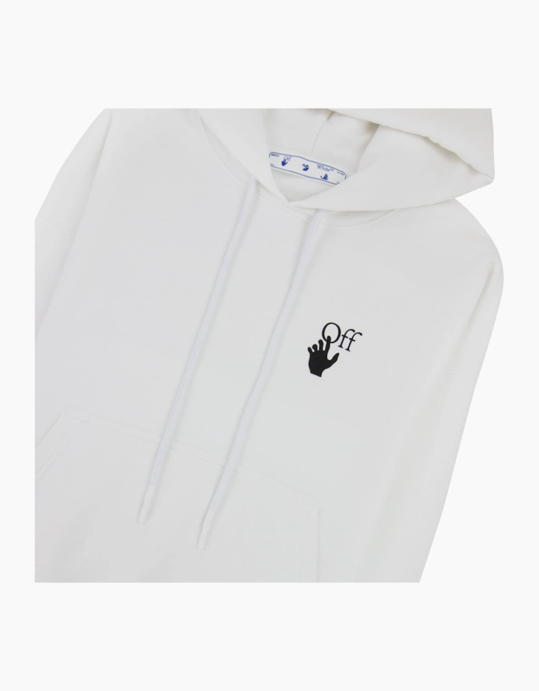 Off White Bubble Arrow Skate Hoodie White/black