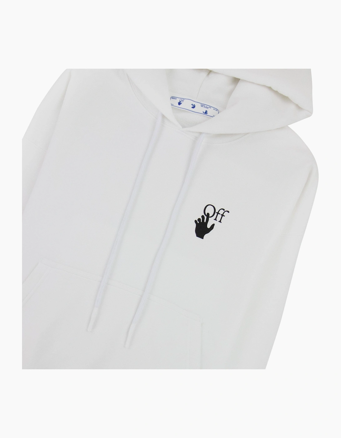 Off White Bubble Arrow Skate Hoodie White/black