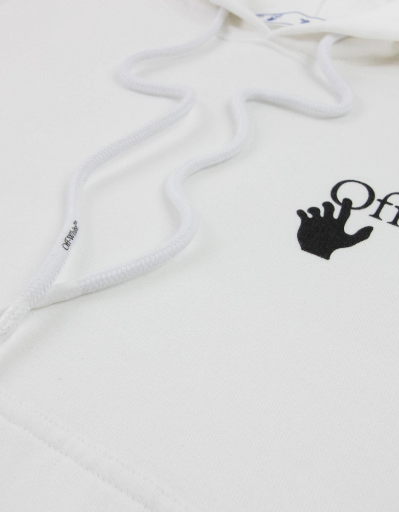 Off White Bubble Arrow Skate Hoodie White/black