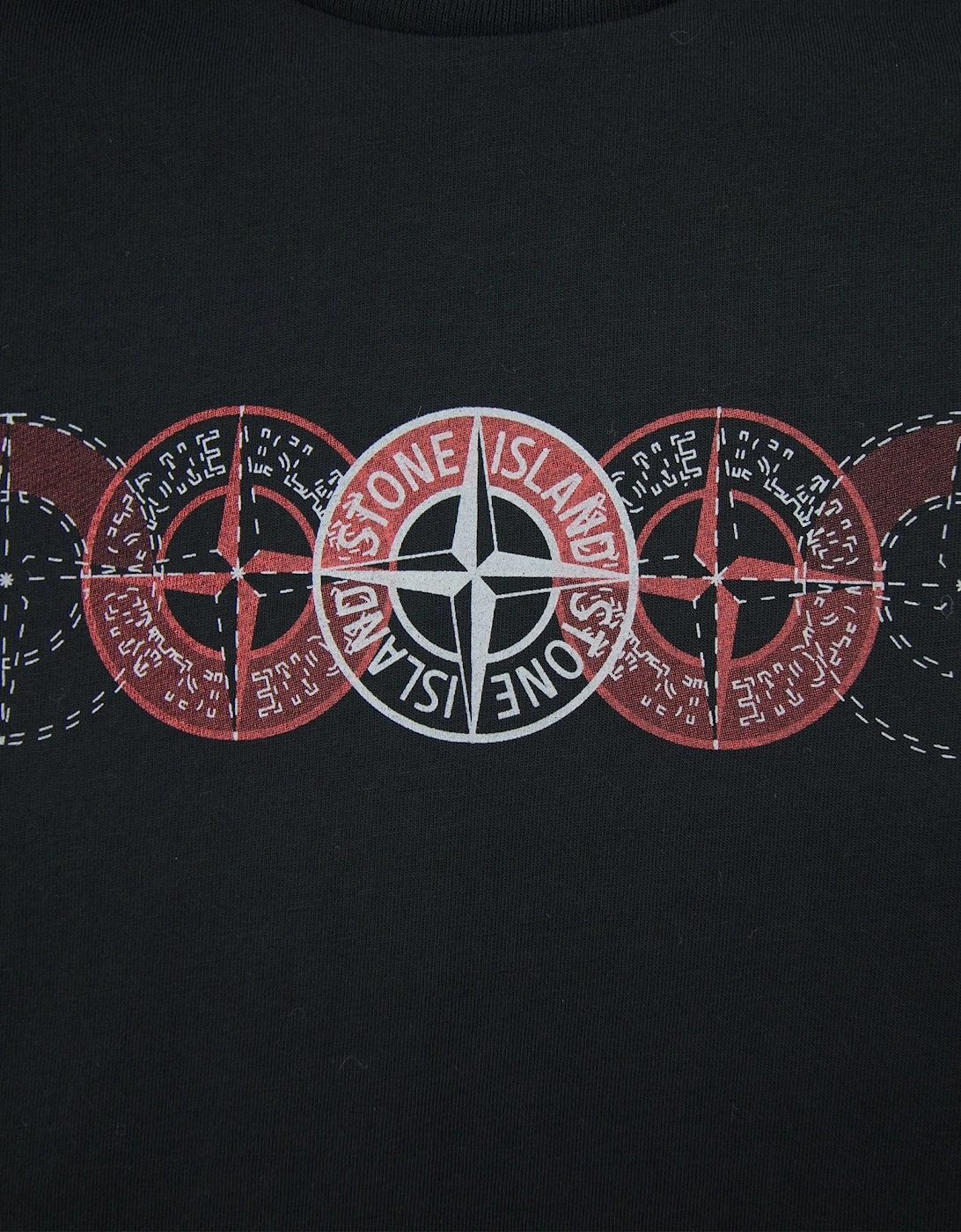 Stone Island Junior 5 Compass T-Shirt Black