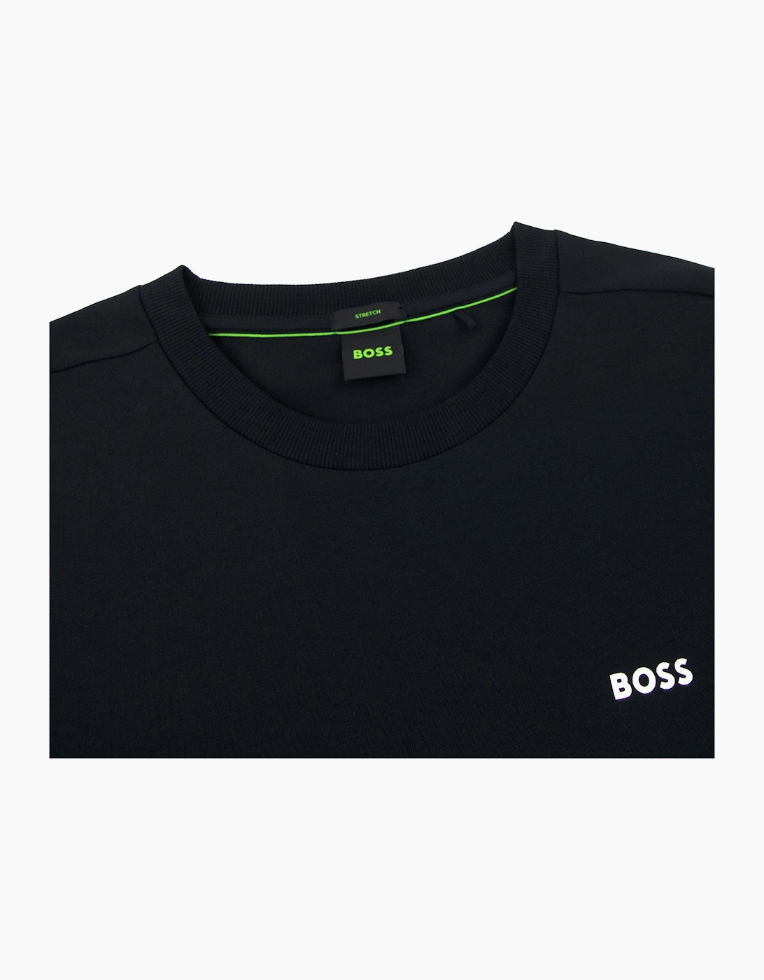Hugo Boss Tee Contrast Logo T Shirt Navy 405