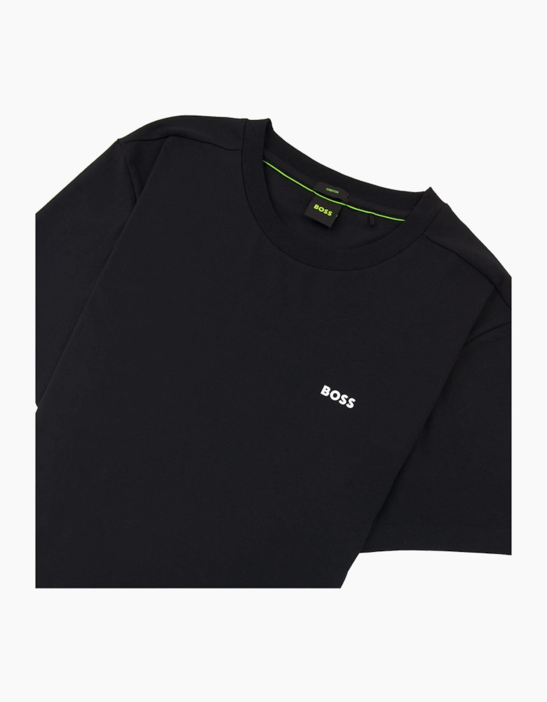 Hugo Boss Tee Contrast Logo T Shirt Navy 405