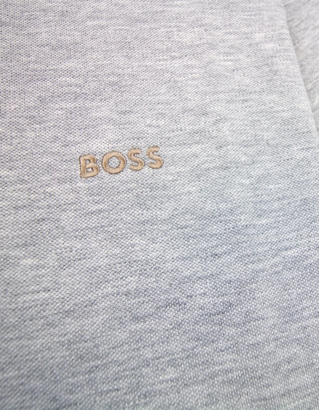 Hugo Boss Paule 4 Slim Fit Branded Placket Polo Grey 059