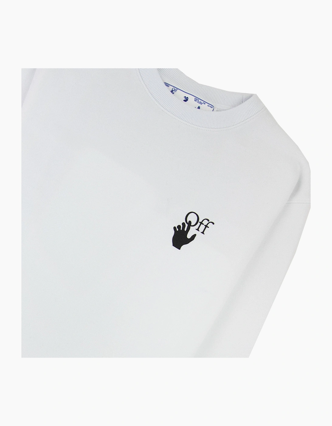 Off White Degrade Arrow Slim Crewneck Sweatshirt White/black