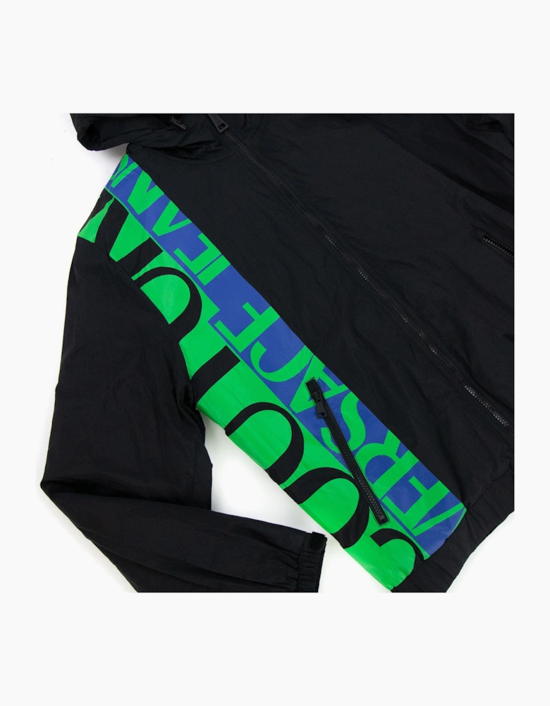 Versace Jeans Couture Logo Accent Jacket Black