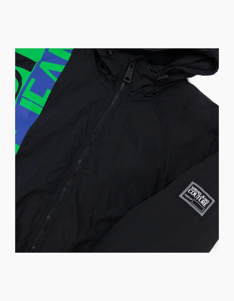 Versace Jeans Couture Logo Accent Jacket Black