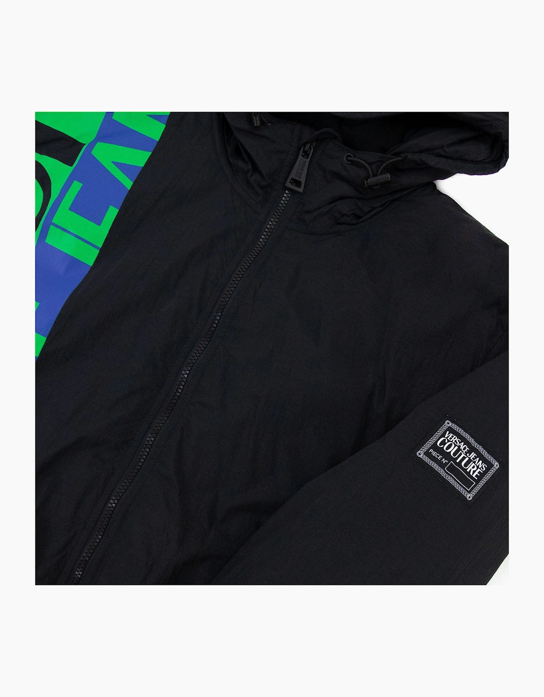Versace Jeans Couture Logo Accent Jacket Black