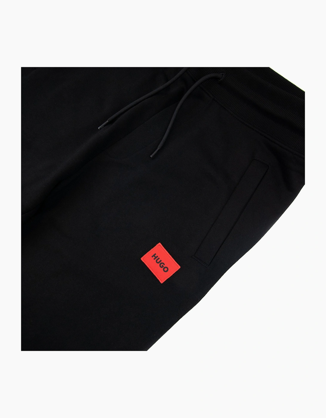 Hugo Doak212 Patch Logo Tracksuit Pants Black 001