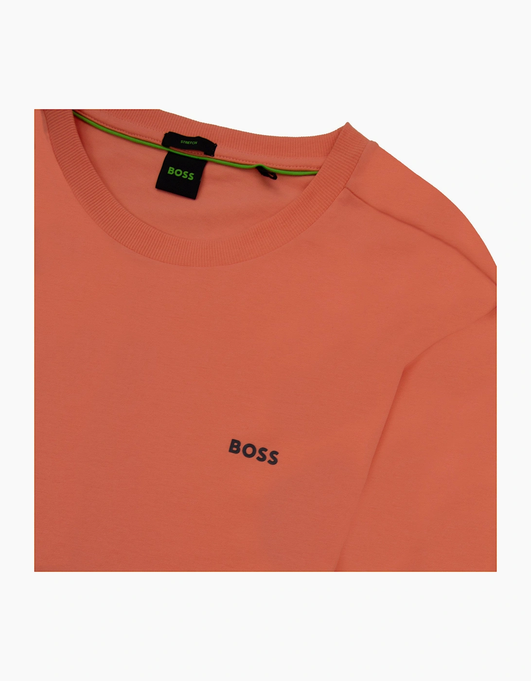 Hugo Boss Tee Contrast Logo T Shirt Orange 650