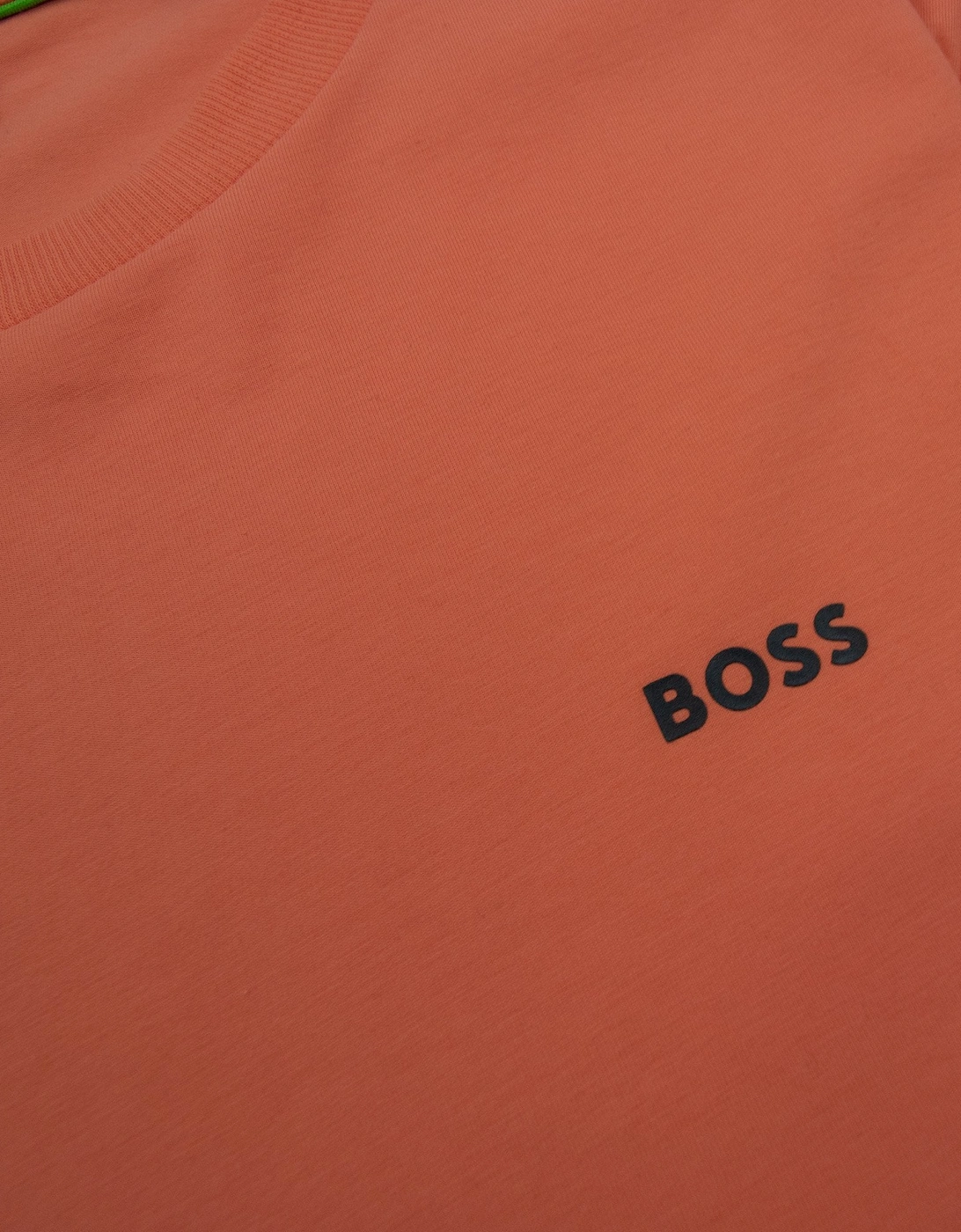 Hugo Boss Tee Contrast Logo T Shirt Orange 650