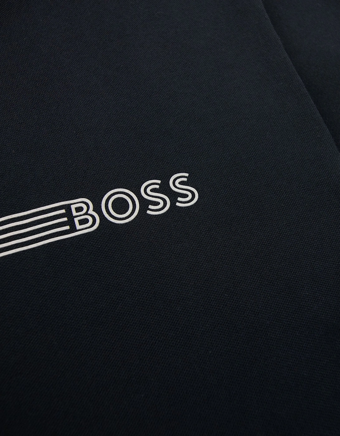 Hugo Boss Cotton-blend T-shirt With Stripes And Logo Black 001