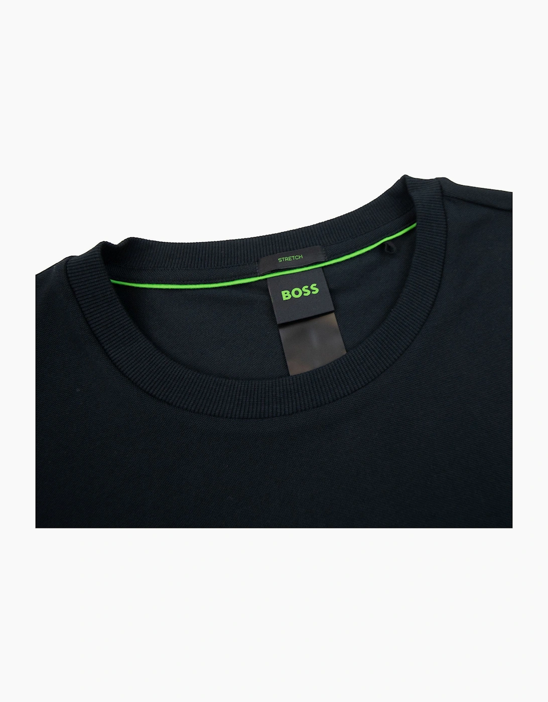 Hugo Boss Cotton-blend T-shirt With Stripes And Logo Black 001