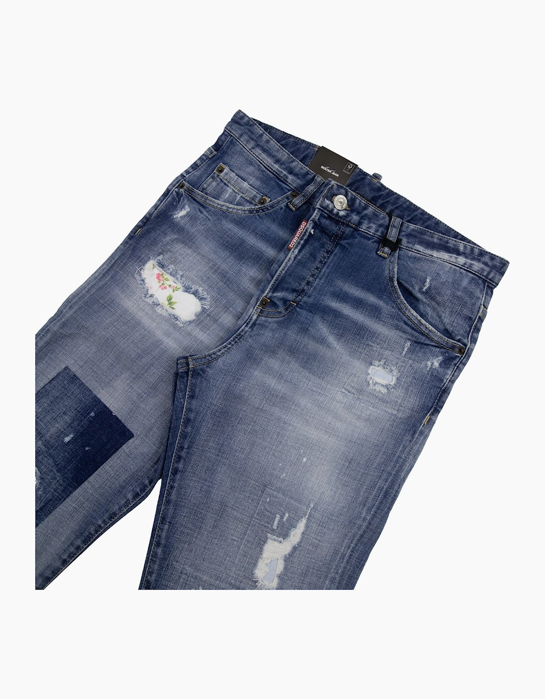 Dsquared2 Light Patch Skater Jean Denim 470