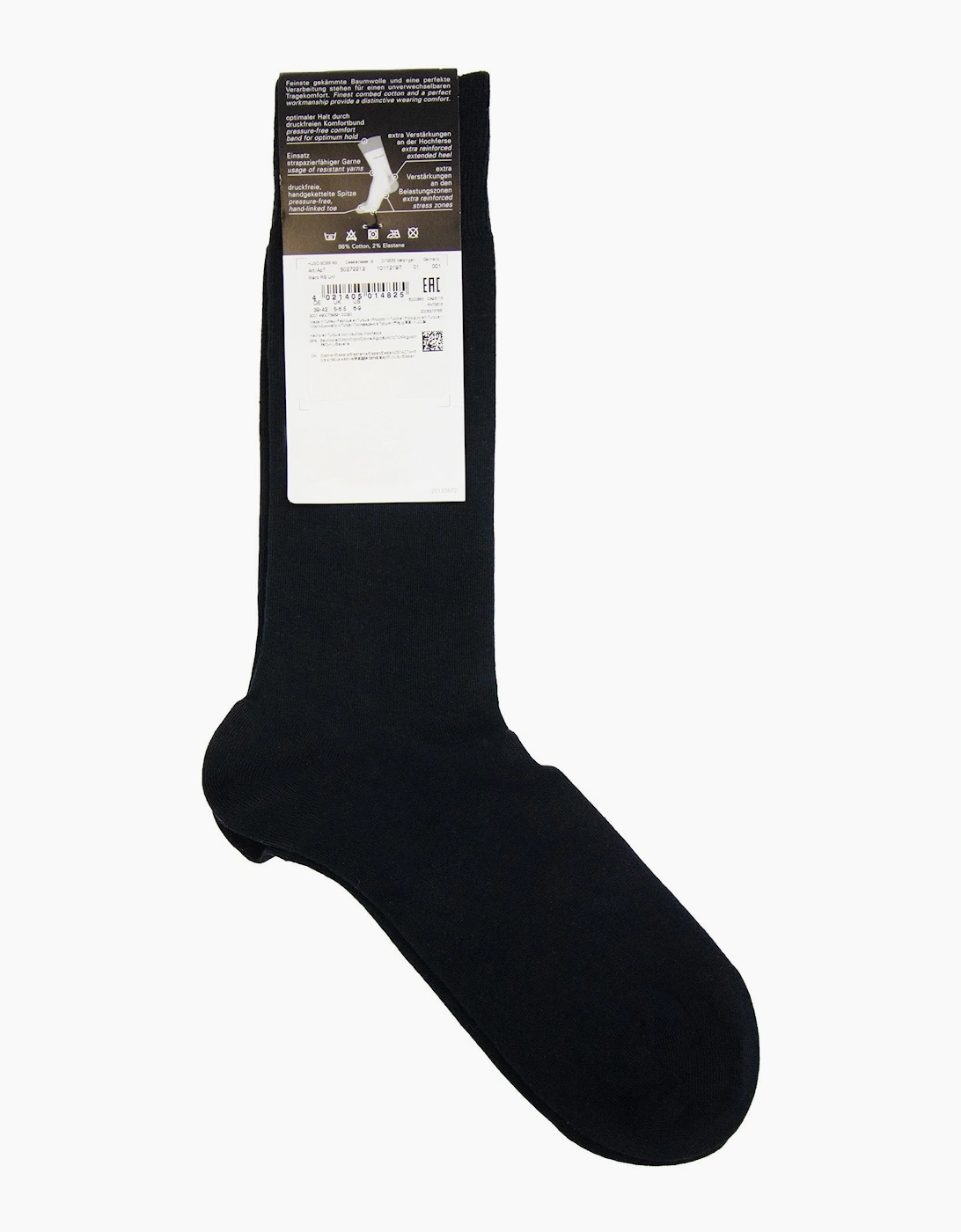 Hugo Boss Finest Soft Cotton Socks Black 001