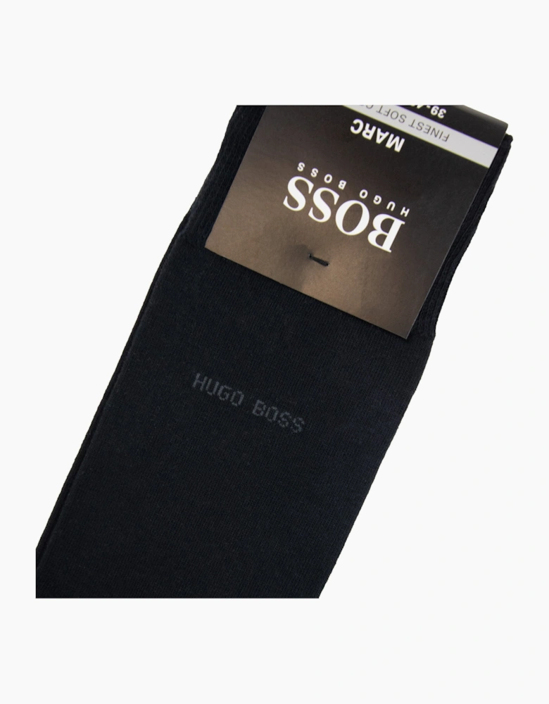 Hugo Boss Finest Soft Cotton Socks Black 001