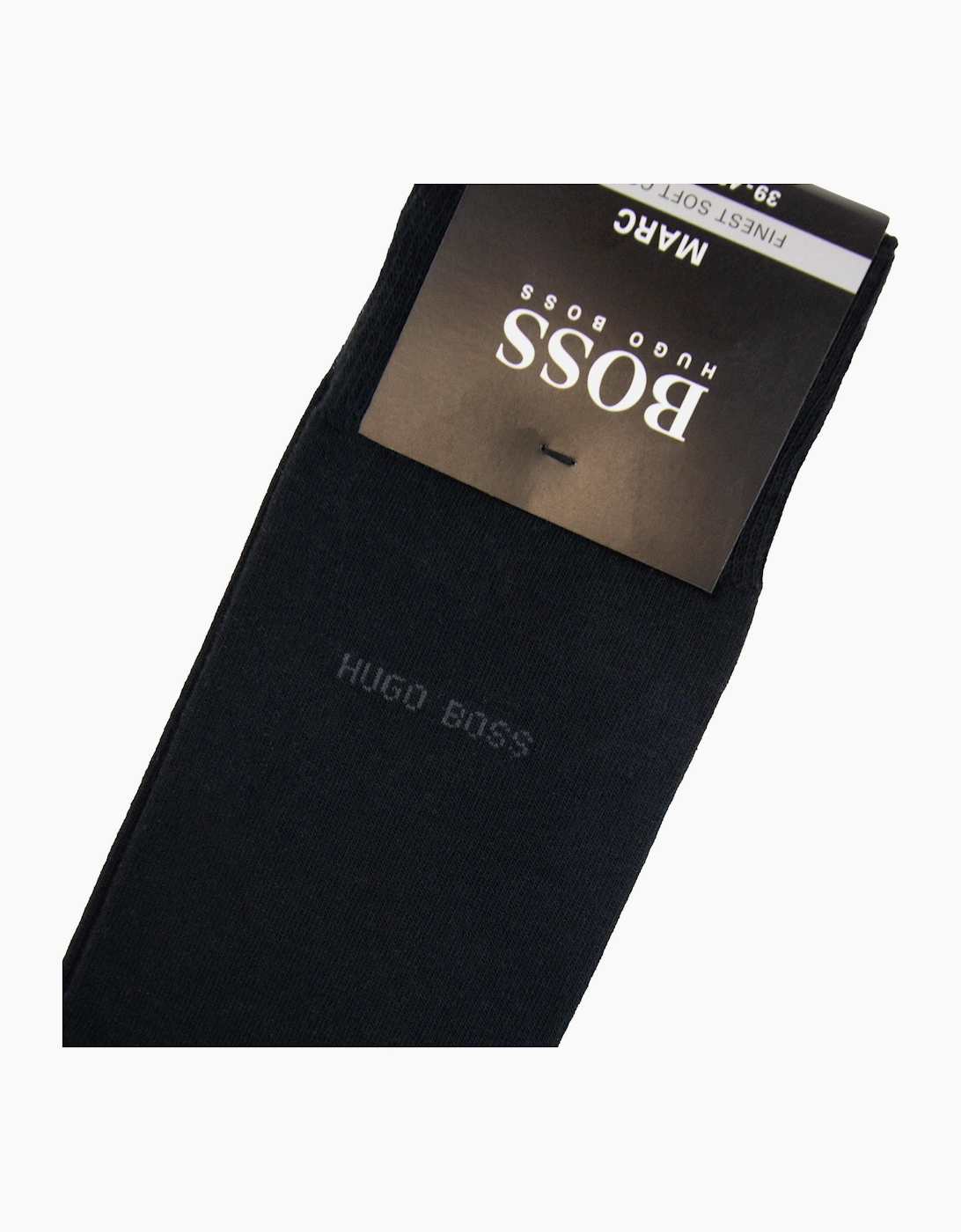 Hugo Boss Finest Soft Cotton Socks Black 001