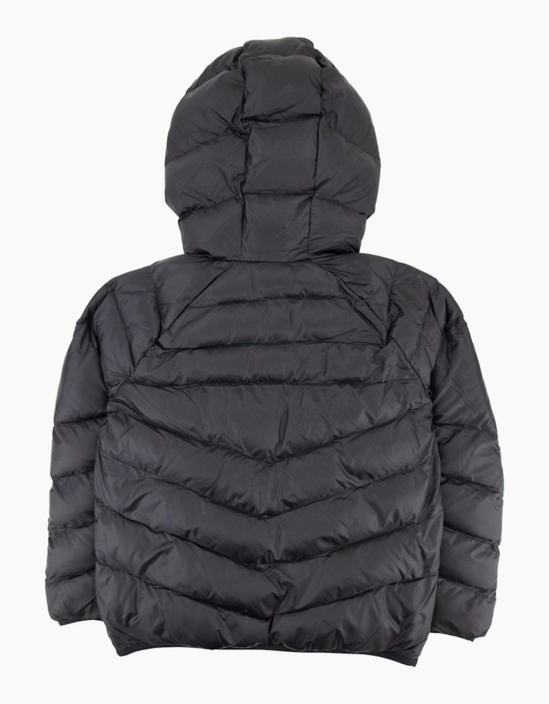 EA7 Junior Shield Logo Puffa Down Jacket Black