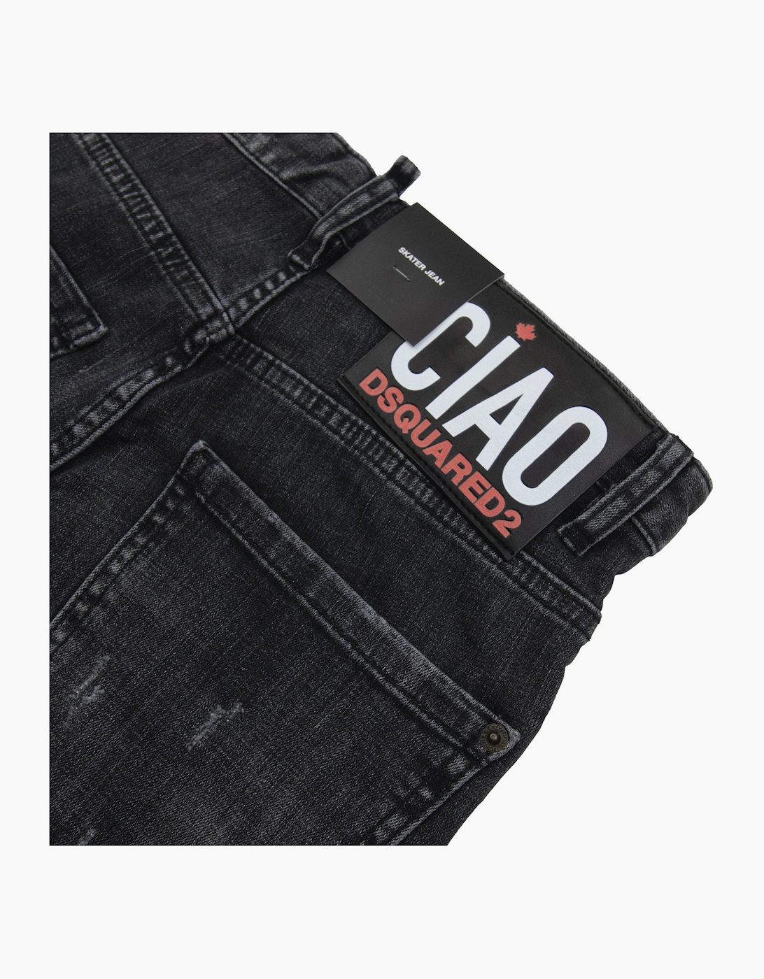Dsquared2 D2 Ciao Skater Jean Black 900