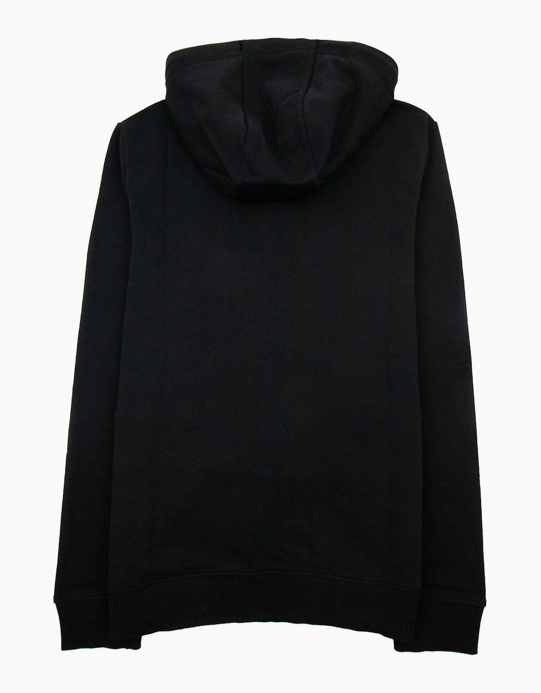Hugo Daple212 Patch Logo Zip Up Sweatshirt Black 001