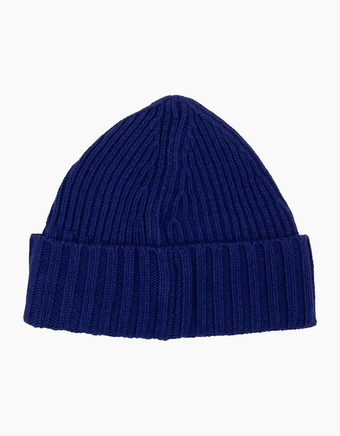 Stone Island Junior N03z3 Wool Ribbed Beanie Electric Blue V0022