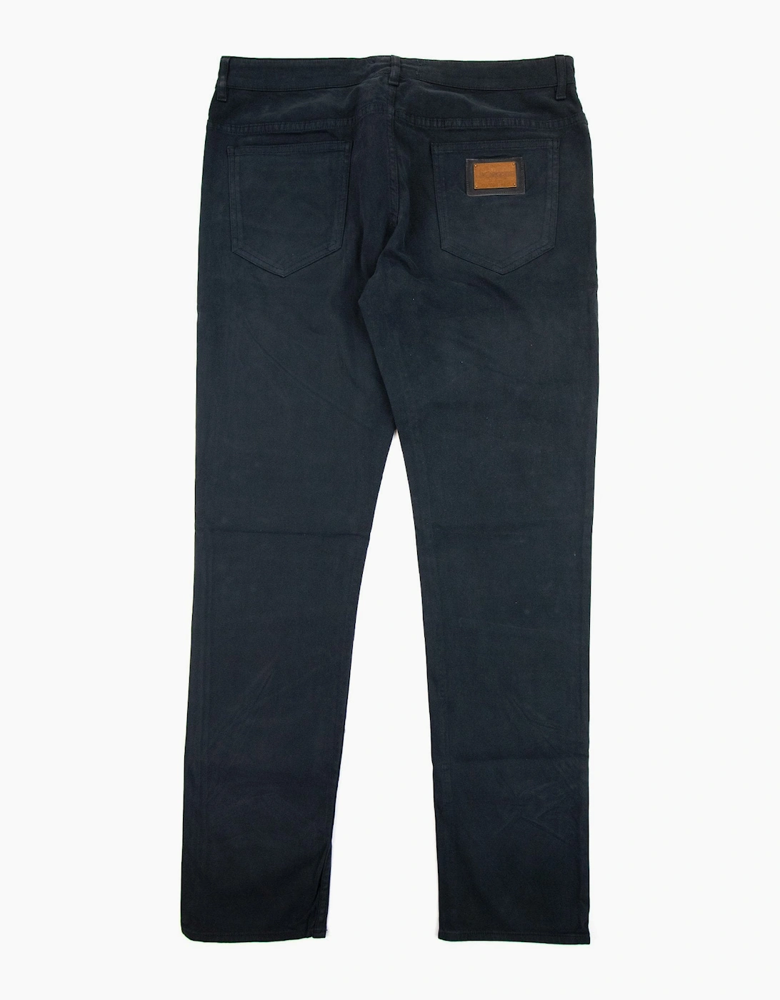 Love Moschino Gold Metal Badge Jeans Black