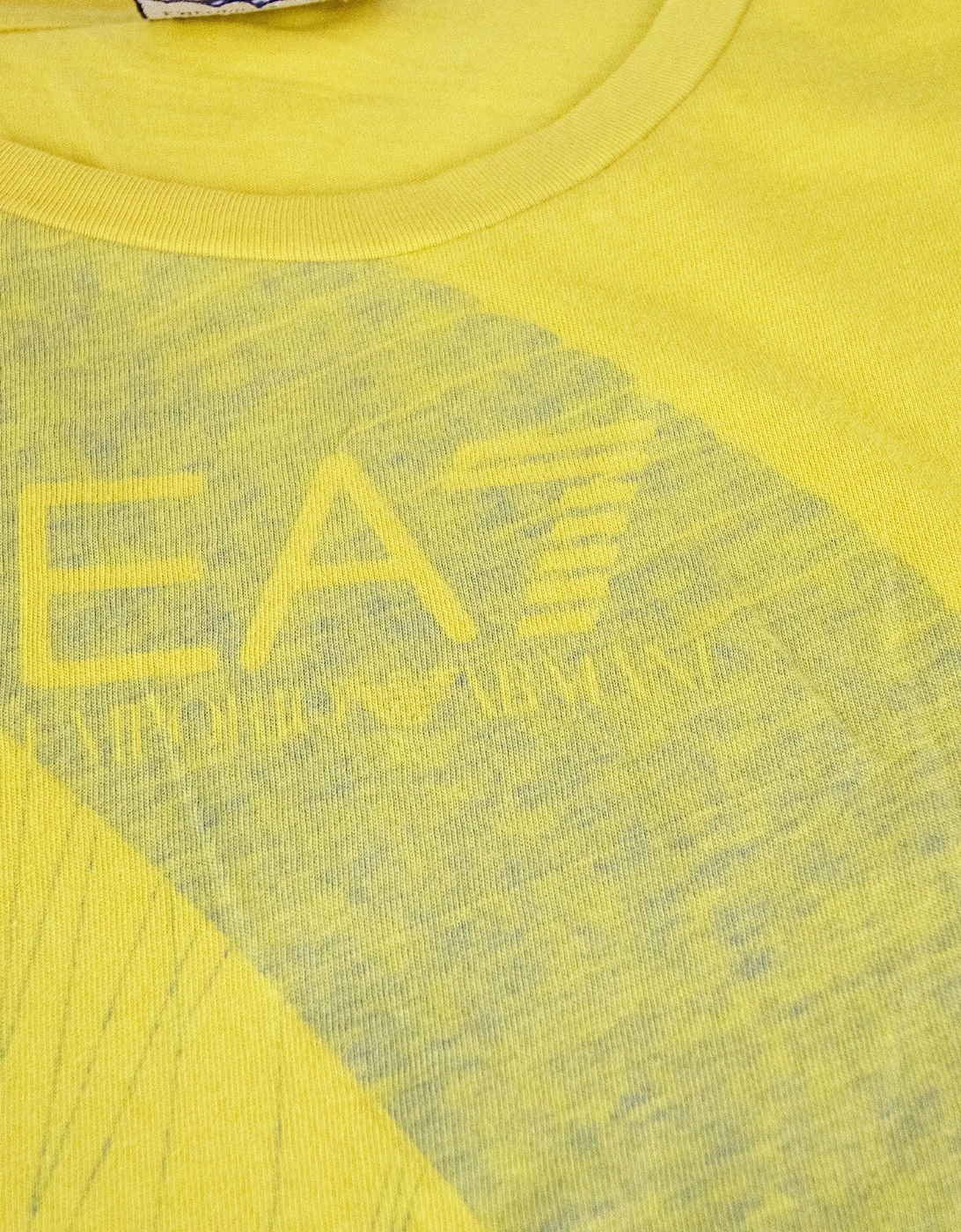 Ea7 Parashoot Print T Shirt Brass