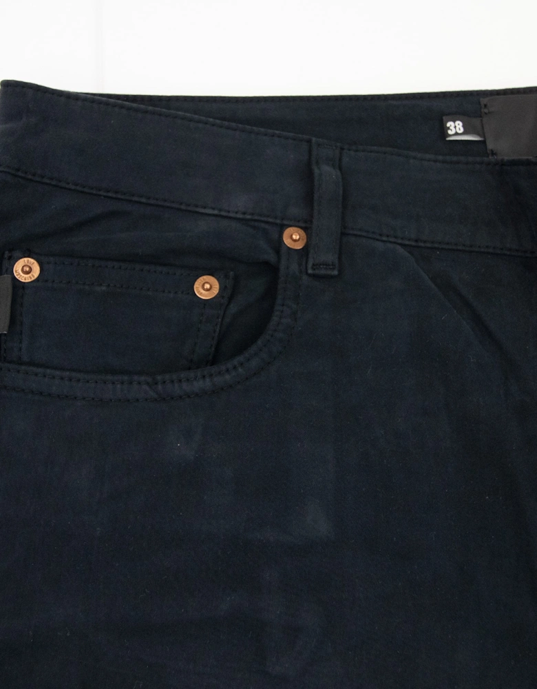 Love Moschino Gold Metal Badge Jeans Black