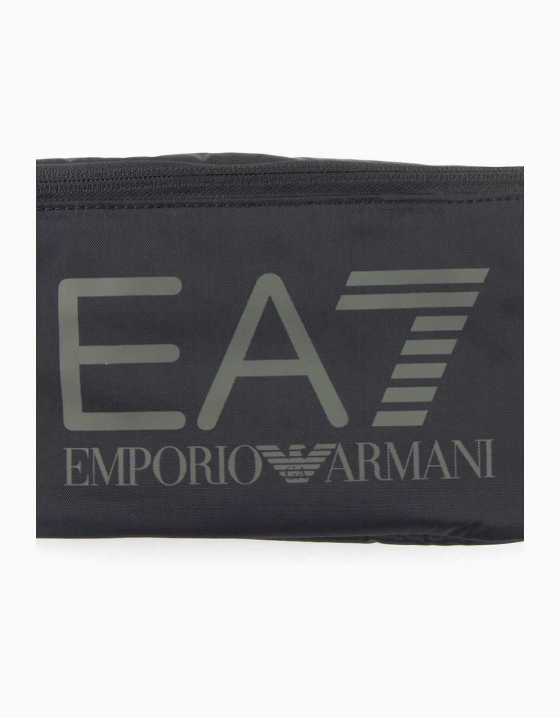 EA7 Logo Belt Bag Black/Stone Grey