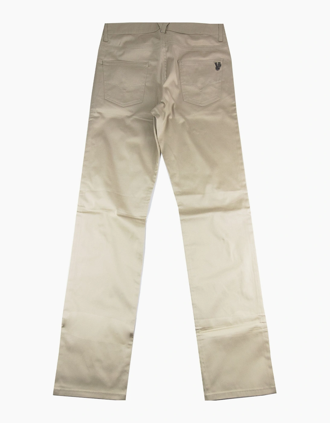 Versace Jeans Metal Logo Tiger Pocket Chinos Beige