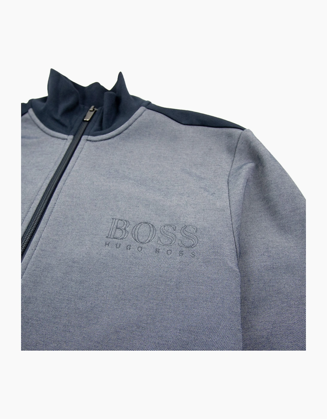 Hugo Boss Logo Zip Up Tracksuit Jacket Blue