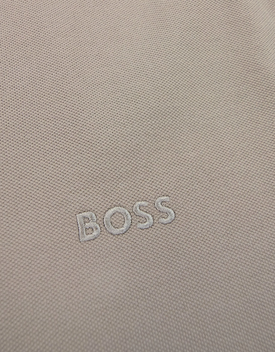 Hugo Boss Paule 4 Slim Fit Branded Placket Polo Beige 334