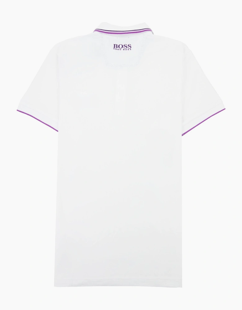 Hugo Boss Paddy Pro Golf Polo Shirt White 105
