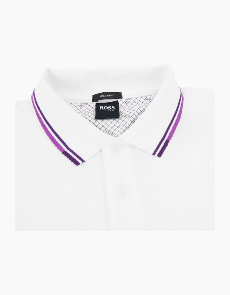 Hugo Boss Paddy Pro Golf Polo Shirt White 105