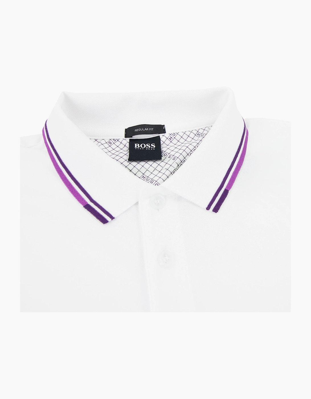 Hugo Boss Paddy Pro Golf Polo Shirt White 105