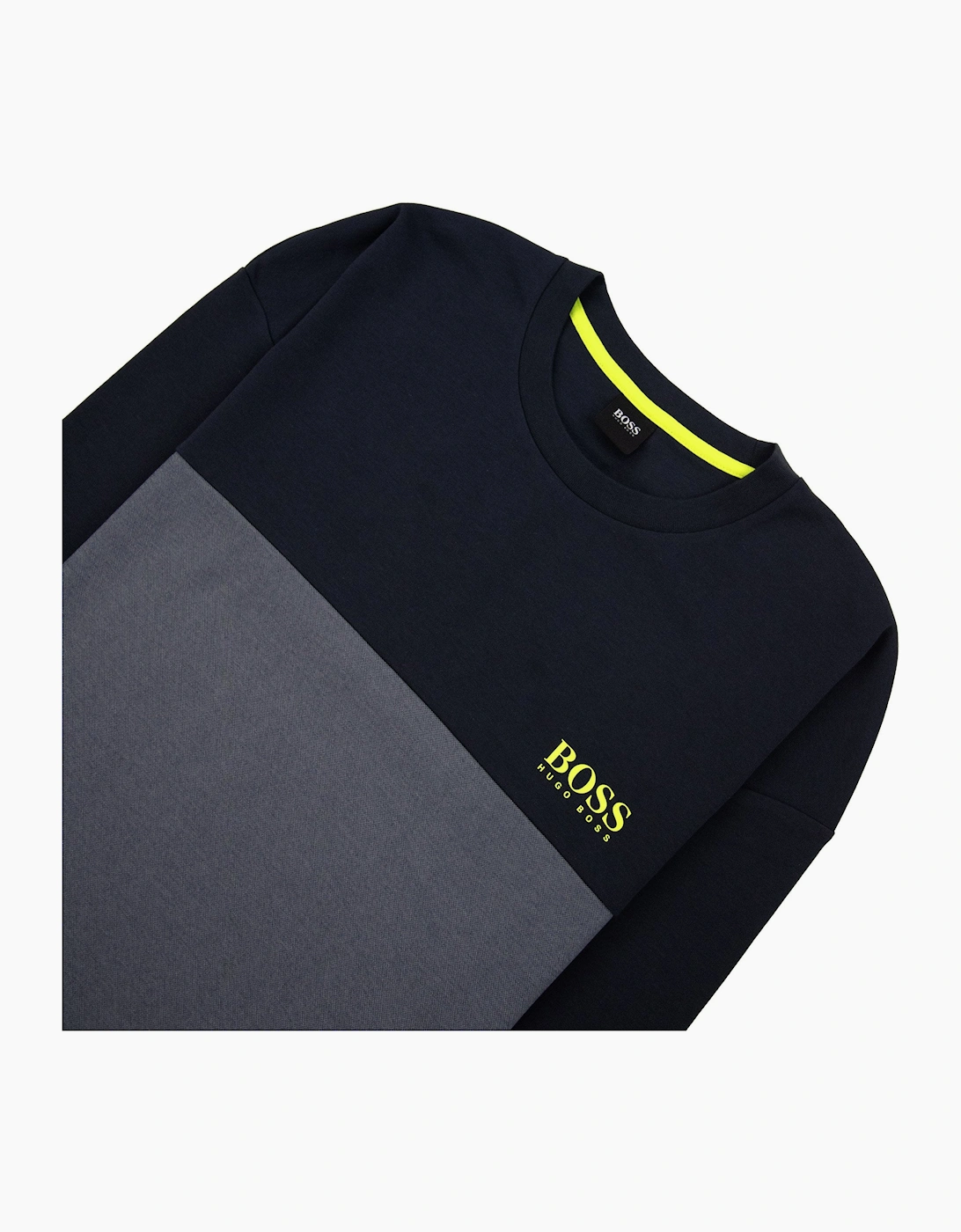 Hugo Boss Logo Print Tracksuit Sweatshirt Navy 400 DS3