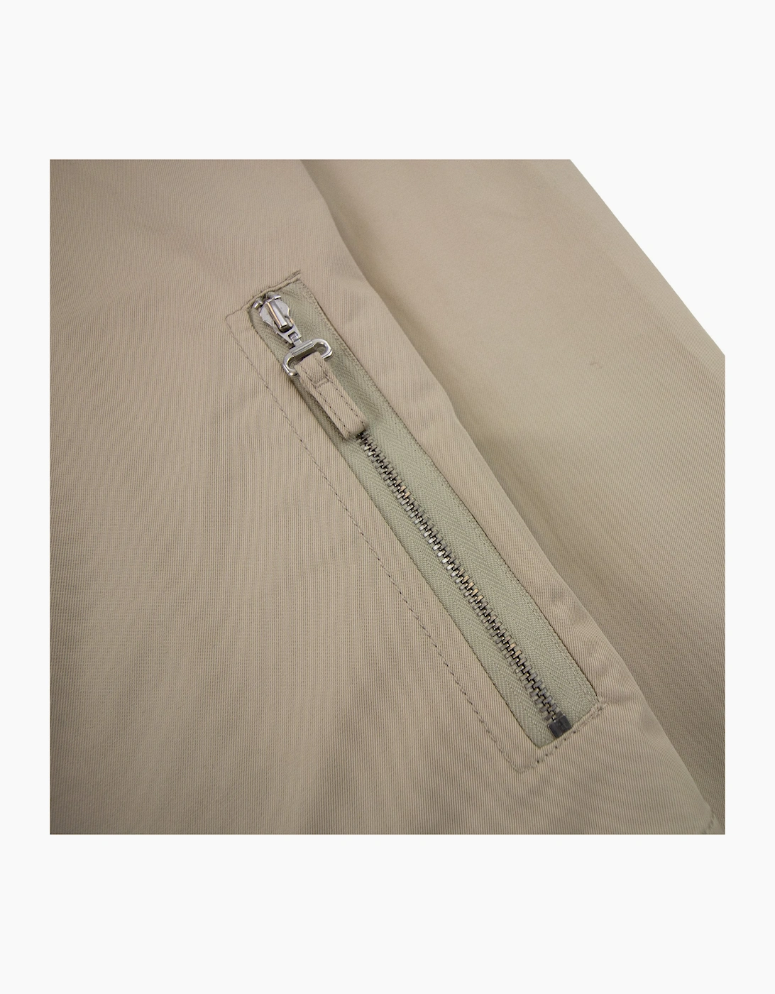 Burberry Woman Womens Zip Detail Overshirt Beige
