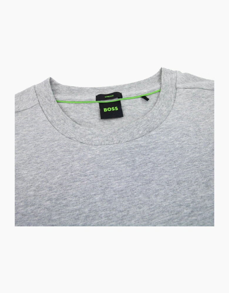 Hugo Boss Tee Contrast Logo T Shirt Grey 059