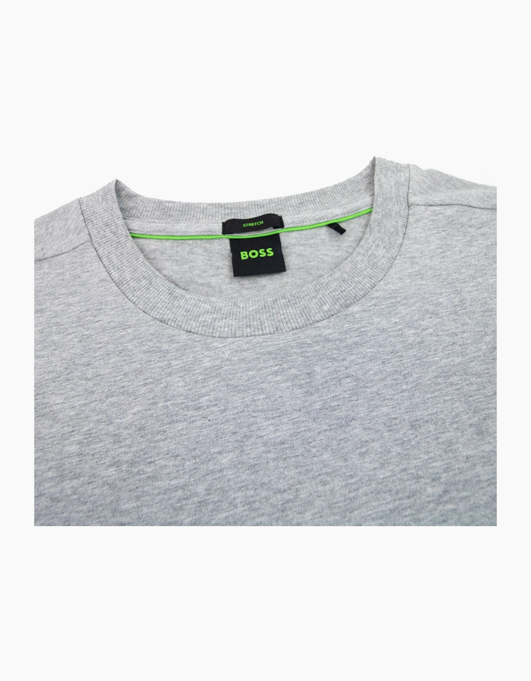 Hugo Boss Tee Contrast Logo T Shirt Grey 059