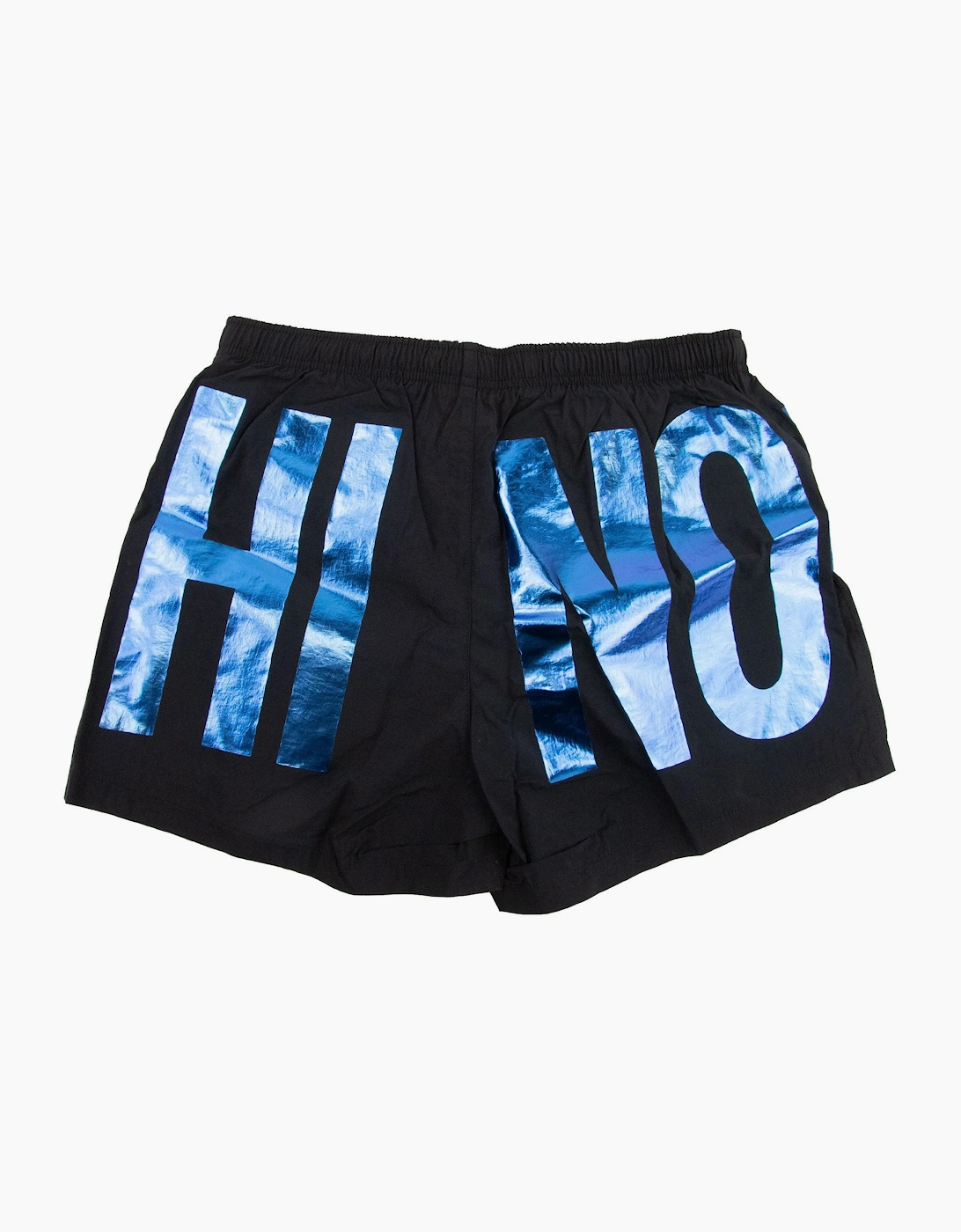 Love Moschino Underwear Foil Swim Shorts Black/Blue