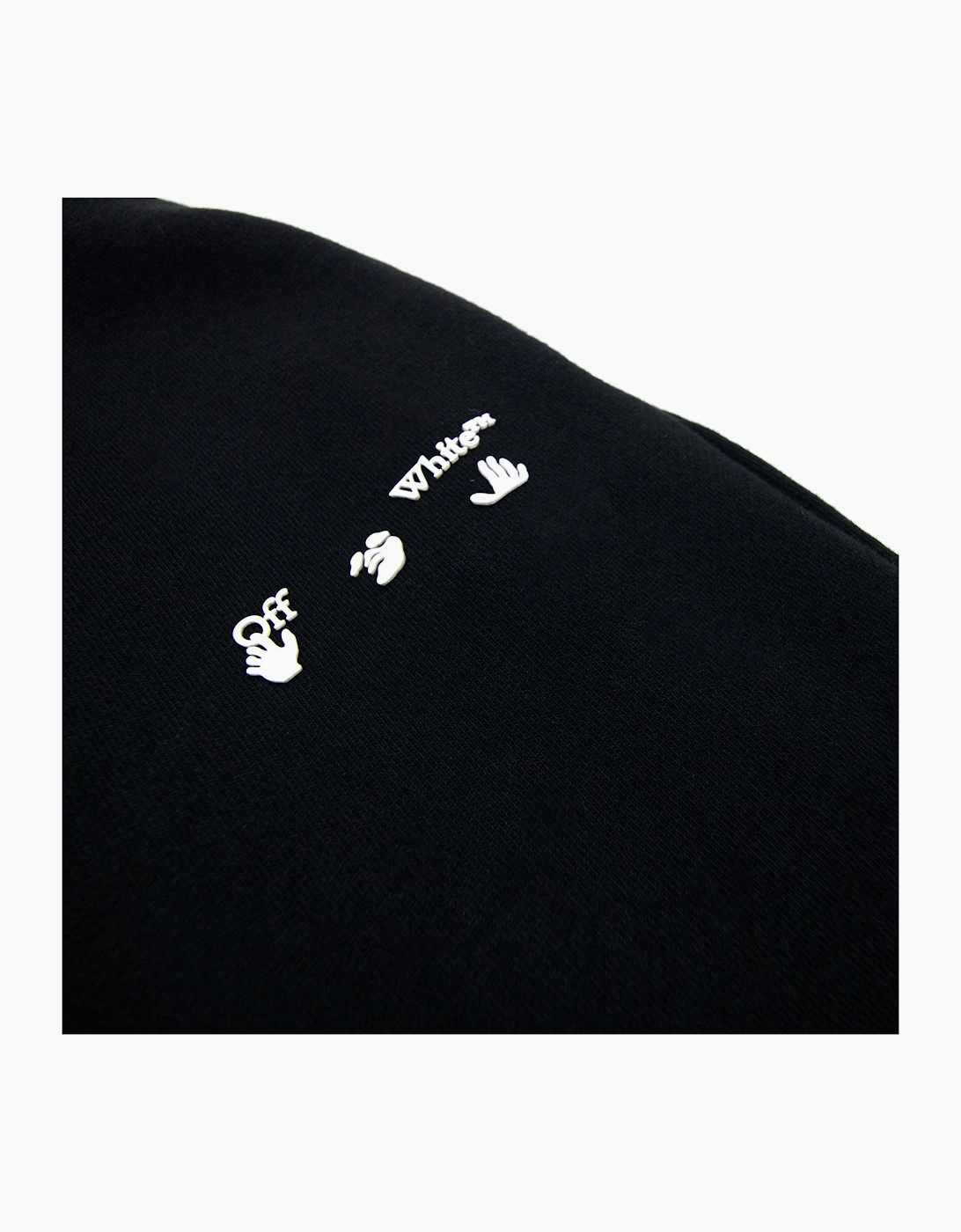 Off White Women Logo Midi Skirt Black/white