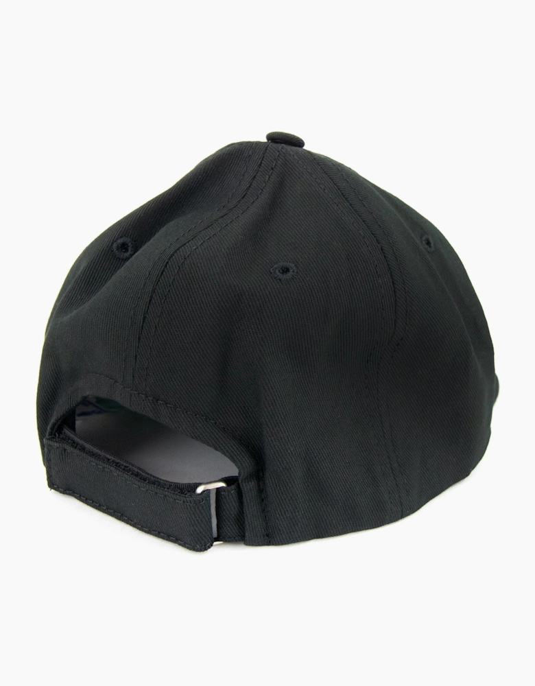 Off White Logo Embroidered Baseball Cap Black/white