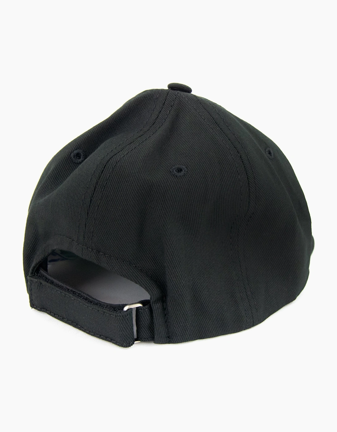 Off White Logo Embroidered Baseball Cap Black/white