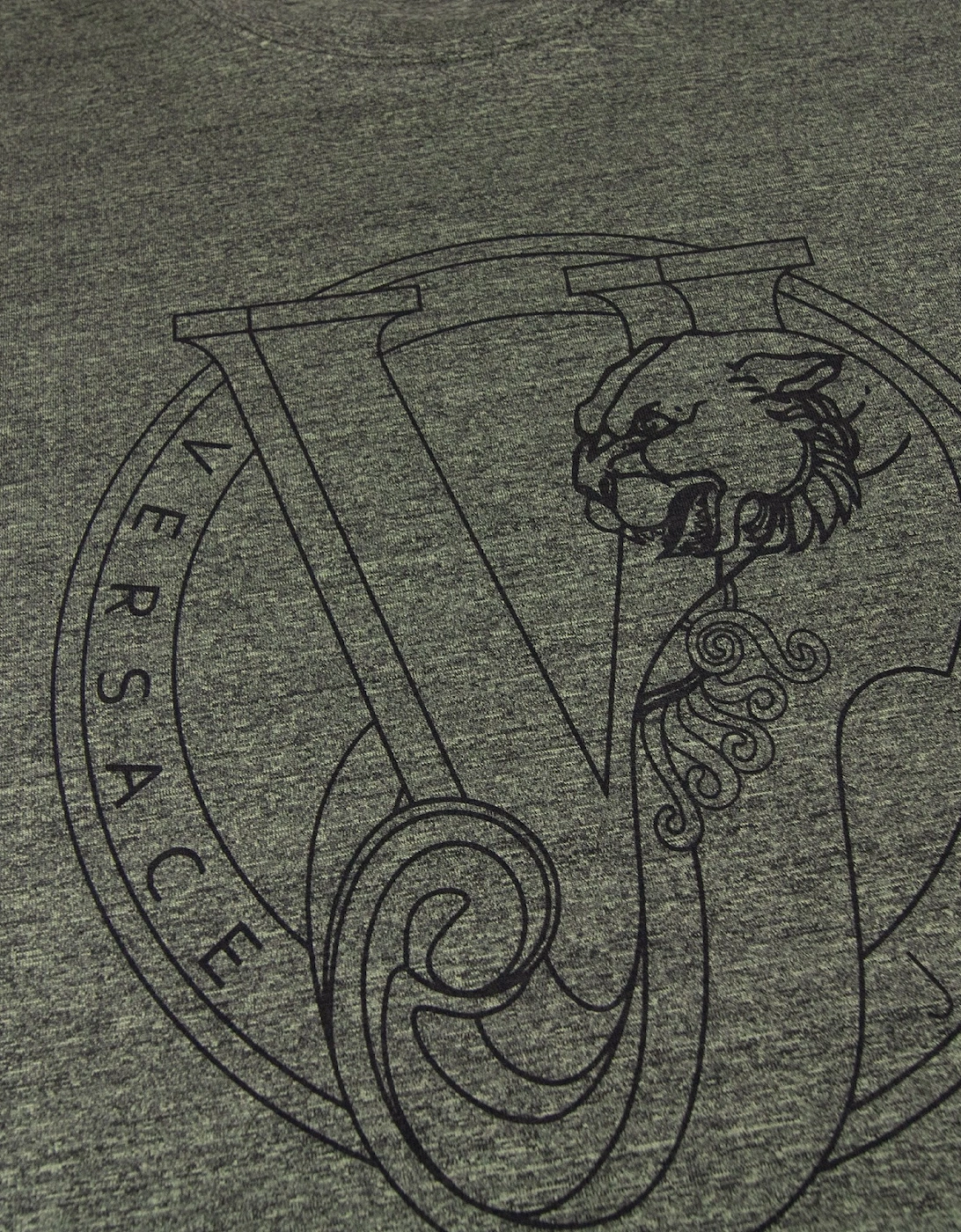 Versace Jeans Log Print S/s T Shirt Green