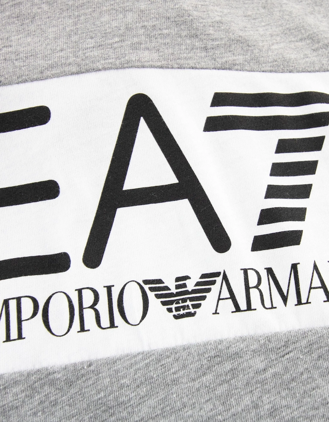 Ea7 Junior Logo L/s T Shirt Grey