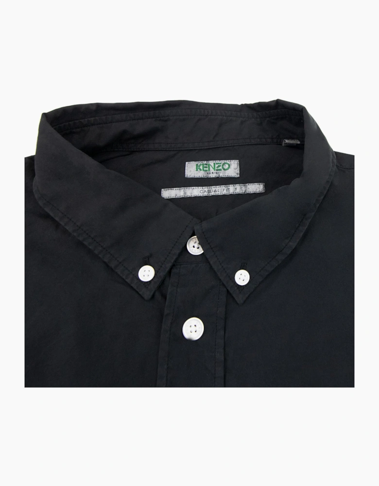 Kenzo Casual Embroidered Tiger Shirt Black