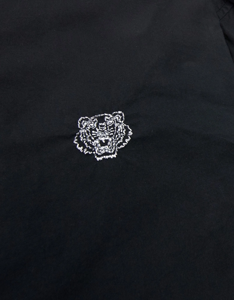 Kenzo Casual Embroidered Tiger Shirt Black