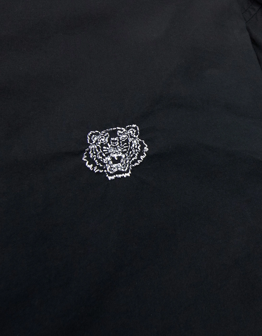 Kenzo Casual Embroidered Tiger Shirt Black